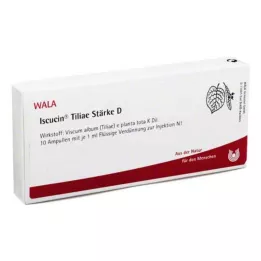 ISCUCIN tiliae Strength D Ampolas, 10X1 ml