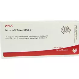 ISCUCIN tiliae Strength F Ampolas, 10X1 ml