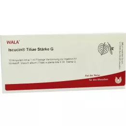 ISCUCIN tiliae Strength G Ampolas, 10X1 ml