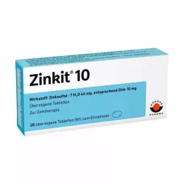 ZINKIT 10 comprimidos revestidos, 20 unidades