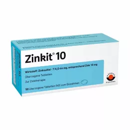 ZINKIT 10 comprimidos revestidos, 100 unidades