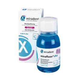 MIRADENT Enxaguatório bucal mirafluor CHX 0,06%, 100 ml