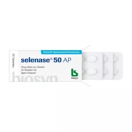 SELENASE 50 AP comprimidos, 20 unidades