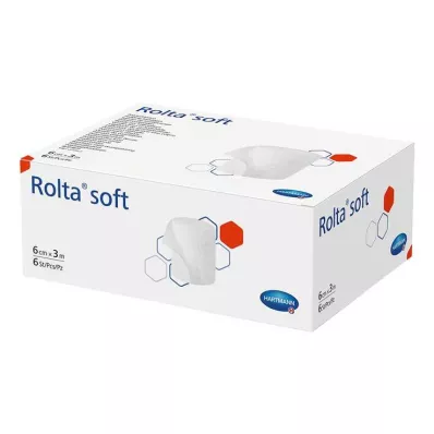 ROLTA atadura de algodão sintético macio 10 cm x 3 m, 6 peças ROLTA atadura de algodão sintético macio 10 cm x 3 m, 6 peças