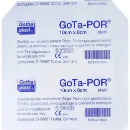 Gesso para feridas Gota-Por estéril 80x100 mm, 1 un