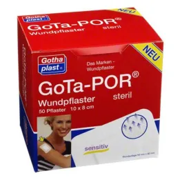 Gesso para feridas Gota-Por estéril 80x100 mm, 50 peças