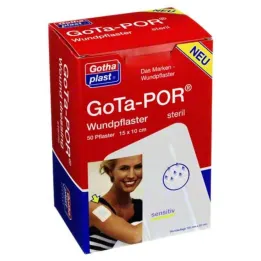 Gesso para feridas Gota-Por estéril 100x150 mm, 50 peças