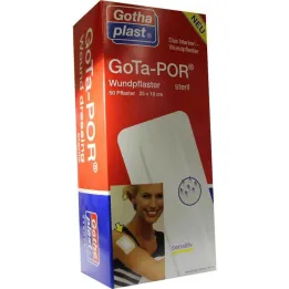 Gesso para feridas Gota-Por estéril 100x250 mm, 50 peças