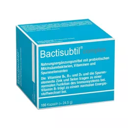 BACTISUBTIL Cápsulas complexas, 100 unidades