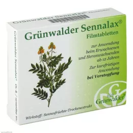 GRÜNWALDER Sennalax comprimidos revestidos por película, 30 unidades