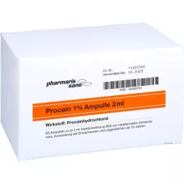 PROCAIN Ampolas Röwo 1% 2 ml, 50X2 ml