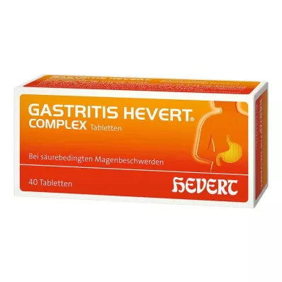 GASTRITIS HEVERT Comprimidos complexos, 40 unidades GASTRITIS HEVERT Comprimidos complexos, 40 unidades
