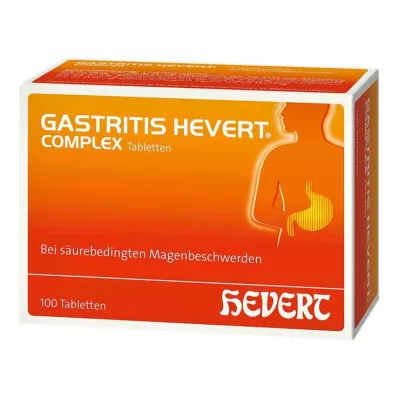 GASTRITIS HEVERT Comprimidos complexos, 100 unidades GASTRITIS HEVERT Comprimidos complexos, 100 unidades