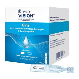 HYLO-VISION pipetas senoidais de dose única, 60X0,4 ml