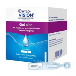 HYLO-VISION Pipetas de gel seno monodose, 60X0,35 ml