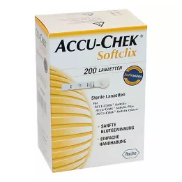 ACCU-CHEK Lancetas Softclix, 200 unidades