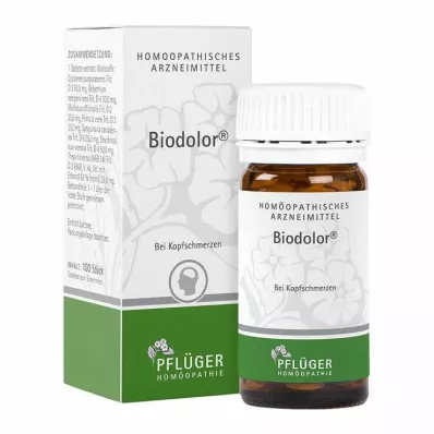 BIODOLOR Comprimidos, 100 unidades BIODOLOR Comprimidos, 100 unidades