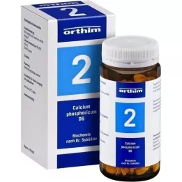 BIOCHEMIE Orthim 2 Cálcio Fosfórico D 6 comprimidos, 400 unid