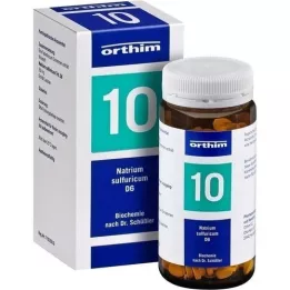 BIOCHEMIE Orthim 10 Natrum sulfuricum D 6 comprimidos, 400 unid