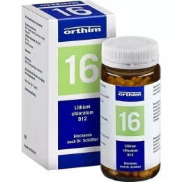 BIOCHEMIE Orthim 16 Lithium chloratum D 12 comprimidos, 400 unidades