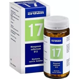 BIOCHEMIE Orthim 17 Manganum sulfuricum D 12 comprimidos, 400 unid