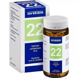 BIOCHEMIE Orthim 22 Cálcio carbonicum D 12 comprimidos, 400 unid