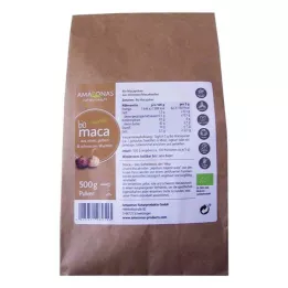 MACA Pó orgânico 100% puro, 500 g