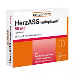 HERZASS-ratiopharm 50 mg comprimidos, 100 unidades