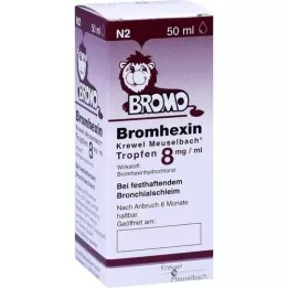 BROMHEXIN Krewel Meuselb.Drops 8mg/ml, 50 ml
