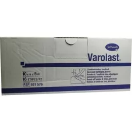 VAROLAST Atadura de cola de zinco 10 cmx5 m, 16 unid