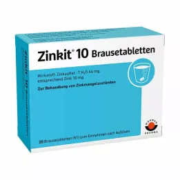 ZINKIT 10 comprimidos efervescentes, 20 unidades