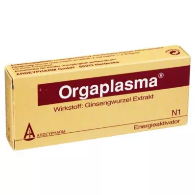 ORGAPLASMA comprimidos revestidos, 20 unidades