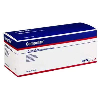 COMPRILAN atadura elástica 10 cmx5 m, 10 pcs