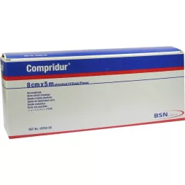 COMPRIDUR Bandagem de compressão 8 cmx5 m, 10 unid