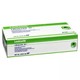 LEUKOSILK 1,25 cm x 5 m, 24 peças