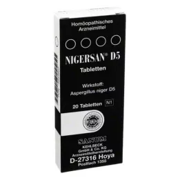 NIGERSAN D 5 comprimidos, 20 unidades