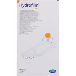 HYDROFILM Plus Bandagem Transparente 10x20 cm, 5 pcs