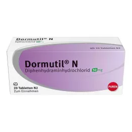 DORMUTIL N Comprimidos, 20 unidades