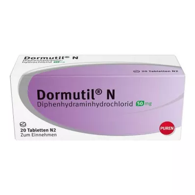DORMUTIL N Comprimidos, 20 unidades DORMUTIL N Comprimidos, 20 unidades