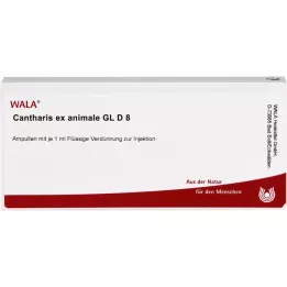 CANTHARIS EX animale GL D 8 ampolas, 10X1 ml