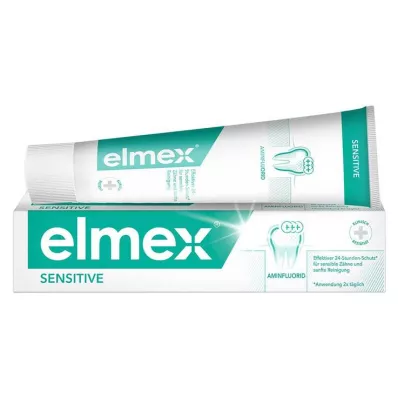 ELMEX Caixa dobrável para creme dental Sensitive, 75 ml