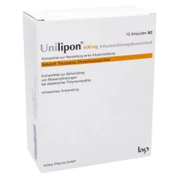 Unilipon 600 mg solução para infusão concentrada, 1x10 unidades