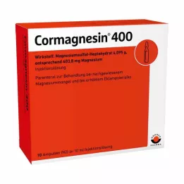 CORMAGNESIN 400 ampolas, 10X10 ml