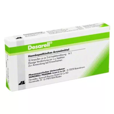 DESARELL Ampolas, 10X2 ml