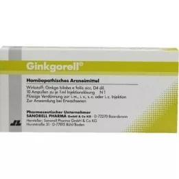 GINKGORELL Ampolas, 10X1 ml