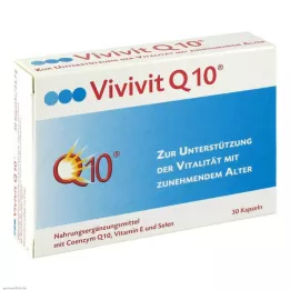 VIVIVIT Cápsulas Q10, 30 unidades
