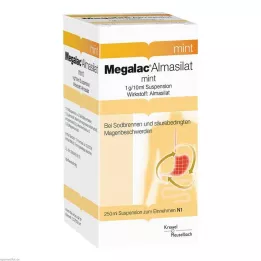 MEGALAC Almasilat suspensão de menta, 250 ml