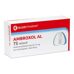 AMBROXOL AL 75 cápsulas de liberação prolongada retardada, 20 unidades