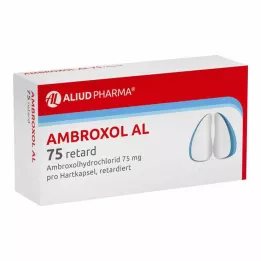 AMBROXOL AL 75 cápsulas de liberação prolongada retardada, 50 unidades