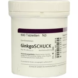 GINKGOSCHUCK Comprimidos, 500 unidades